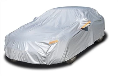 Cubierta universal para coche resistente a arañazos con tiras reflectantes para sedán